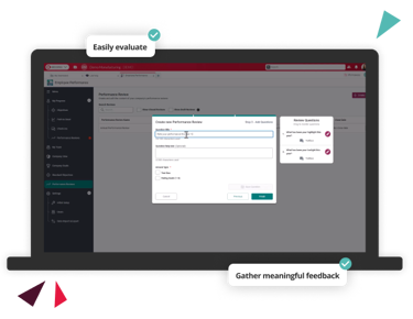 Graphic showing 360 degree feedback
