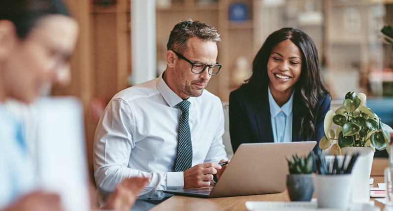 Team looking at Applicant Tracking System