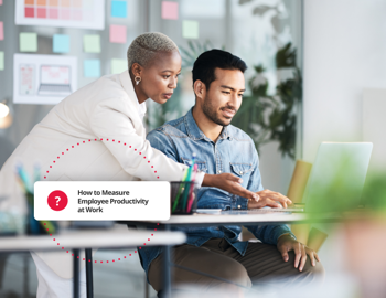 Team measuring employee productivity 