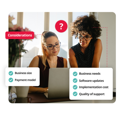 Team reviewing cost of Payroll software