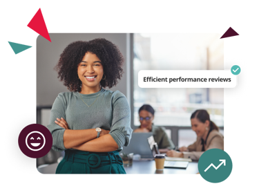 Happy Employees Using Performance Management Software