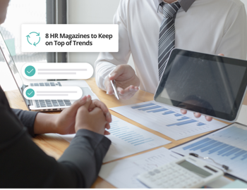 A person presenting stats