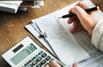 Employee calculating  HR system cost