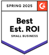 G2 Award Spring Best roi Small Bus