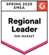 2025 G2 Spring EMEA Leader Midmarket