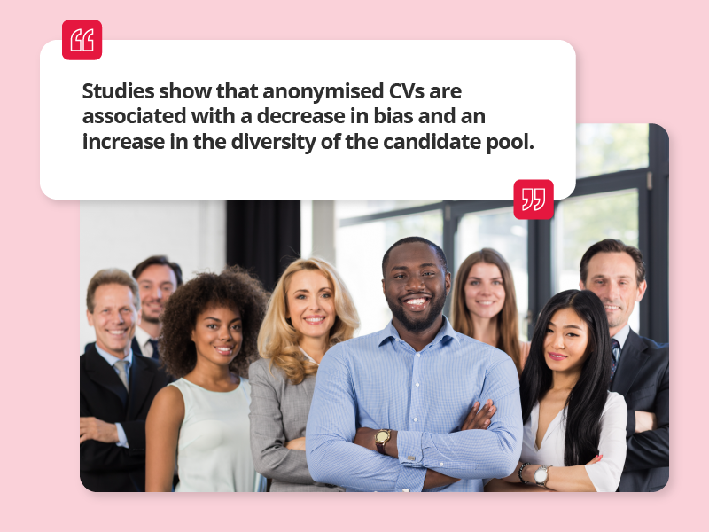 Blind recruitment effectiveness quite card