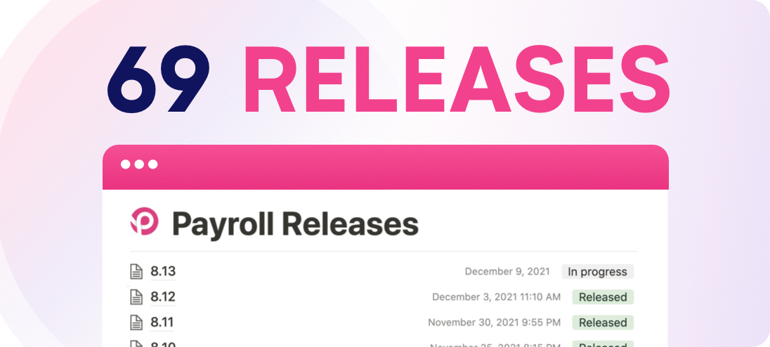 69 paycircle releases