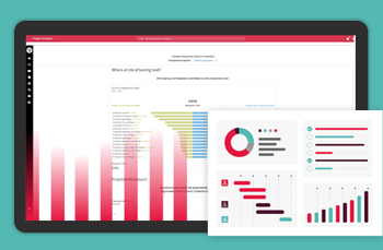 Graphic showing people analytics