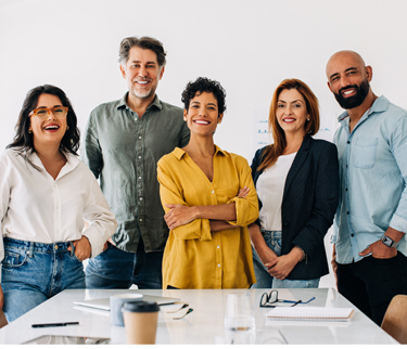 Team starting and growing an HR Department