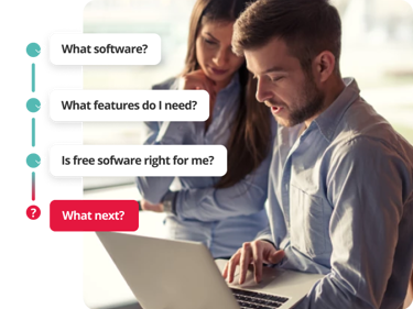 Team Looking At Payroll Software Decision Making