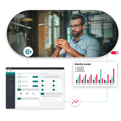 Graphic showing HR Analytics